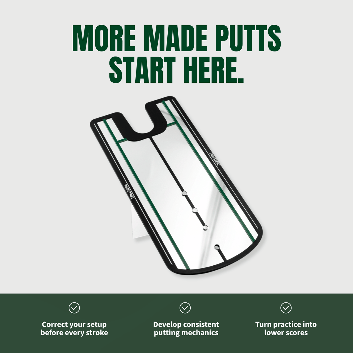 Aura Pure-Roll™ Putting Mirror